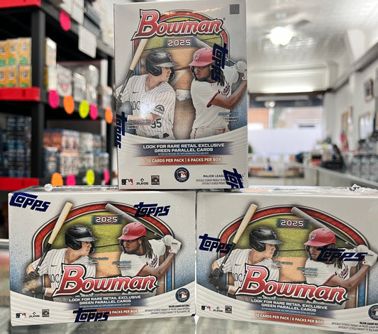 2025 BOWMAN BASEBALL LOT OF 3 BLASTER BOXES ONLY $88