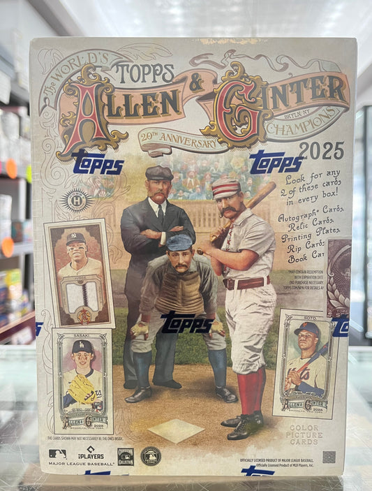 2025 TOPPS ALLEN & GINTER BASEBALL HOBBY BOX- LIVVY DUNNE AUTO?- HOT @ ONLY $139