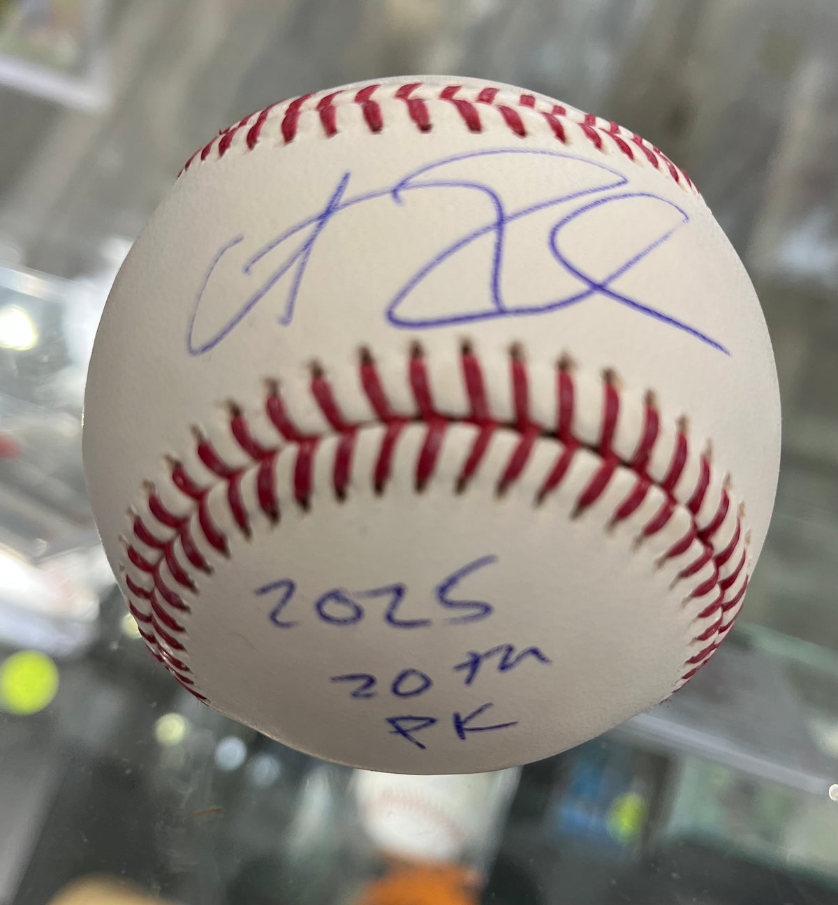 ANDREW FISCHER BREWERS & TEAM ITALY LIMITED EDITION SIGNED AUTO OMLB RAWLINGS BASEBALL W/JSA CERT- PLEASE READ- $119