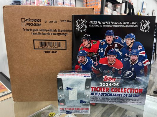 THE GREAT 2024-25 NHL HOCKEY STICKER ALBUM PACKAGE- ONLY $65!!