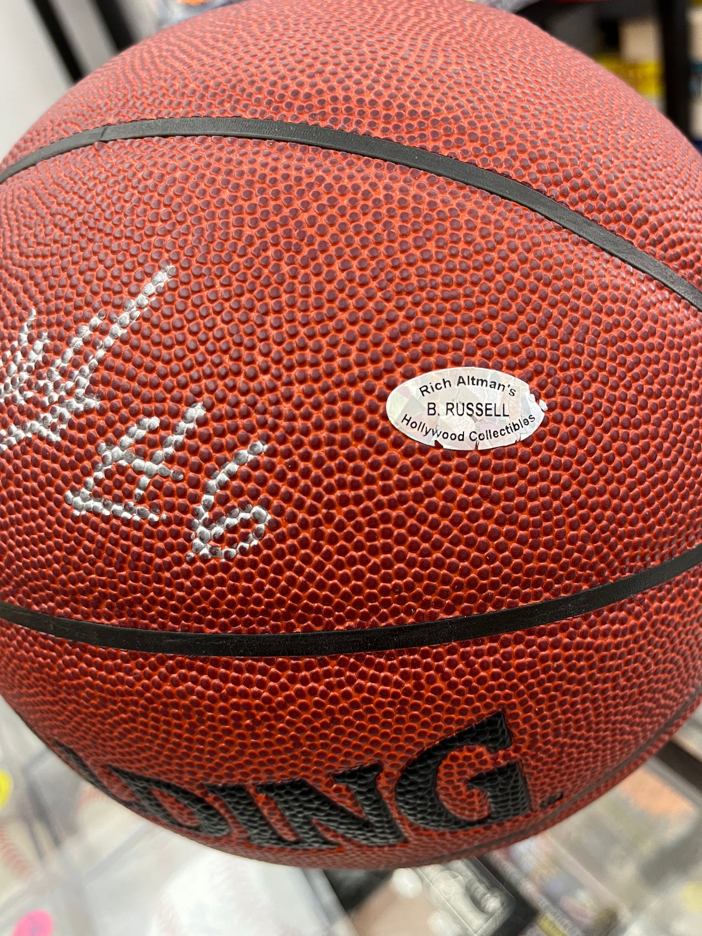 BILL RUSSELL BOSTON CELTICS LEGEND SIGNED LARGE AUTO NBA BASKETBALL w/ #6- JSA LOA- $650