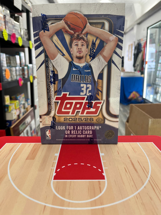 2025-26 TOPPS NBA SEALED HOBBY BOX W/ HIT- CRAZY HOT!! AUTO FROM LEBRON? STEPH? ONLY $185