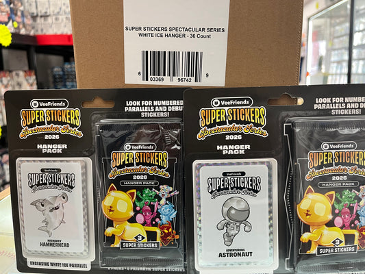 2026 VeeFriends Super Stickers White Ice Hanger lot of FIVE- ONLY $59