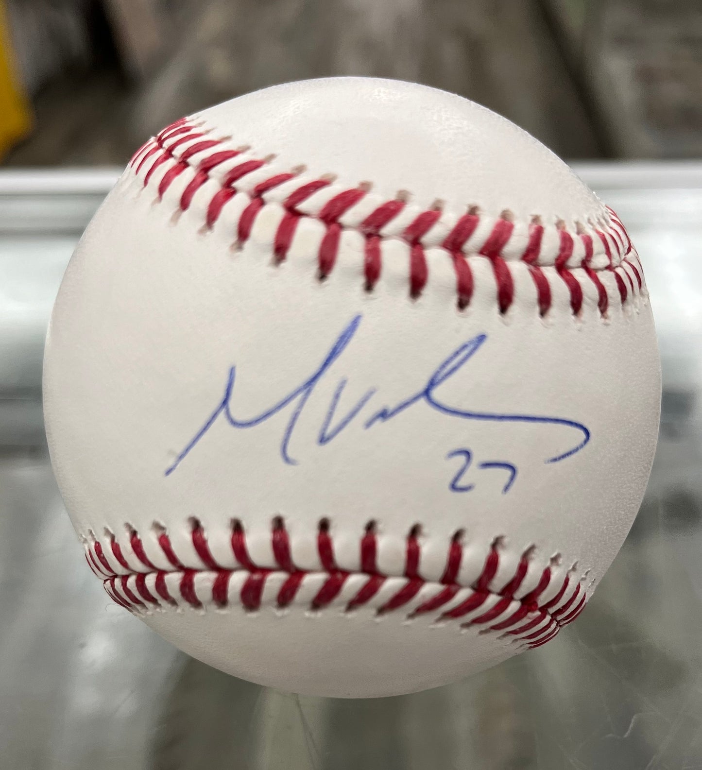 METS STAR MARK VIENTOS AUTO SIGNED BASEBALL OMLB- WITH BECKETT AUTH. ONLY $95